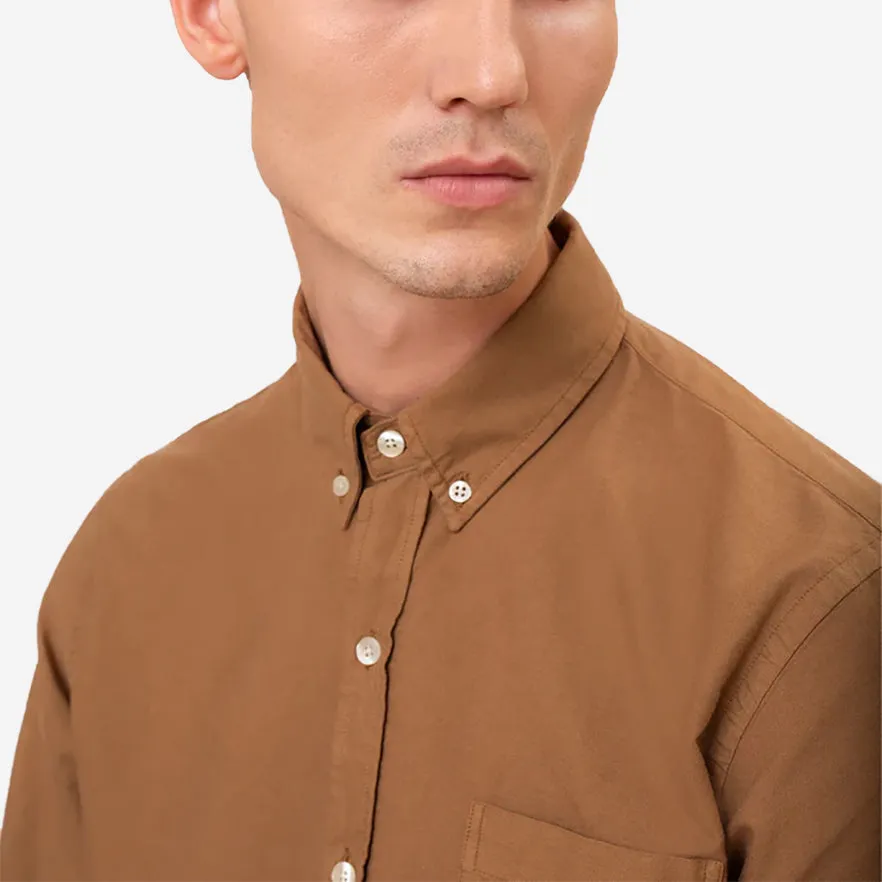 Organic Button-Down Oxford Shirt - Hunter Green