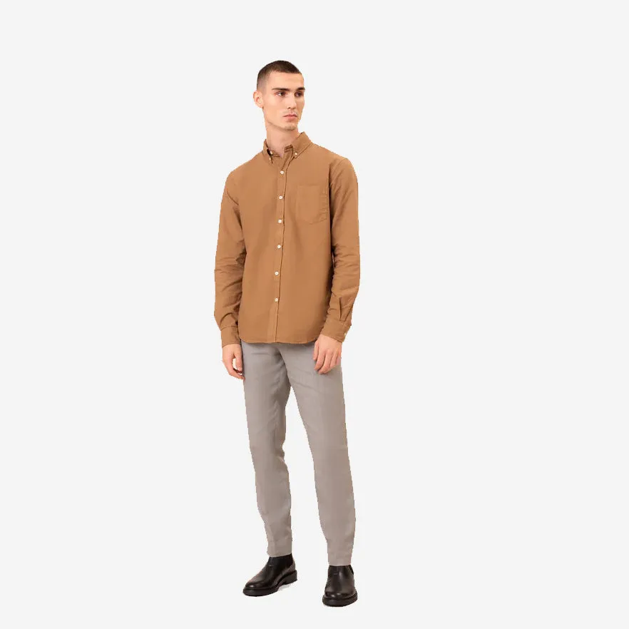 Organic Button-Down Oxford Shirt - Hunter Green