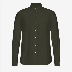 Organic Button-Down Oxford Shirt - Hunter Green