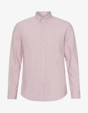 Organic Button Down Shirt - Faded Pink