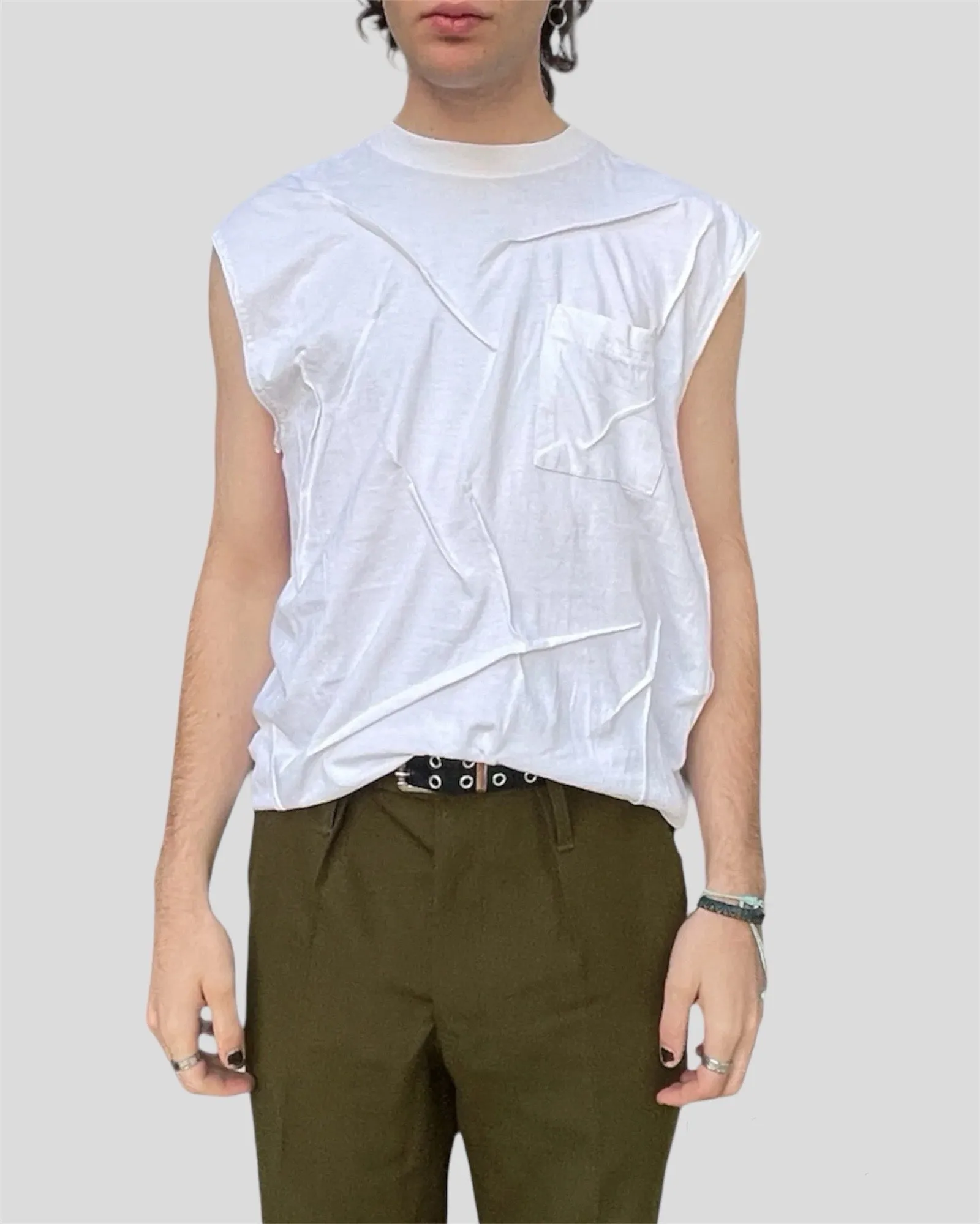 OVERSIZED WRINKLE TANKTOP