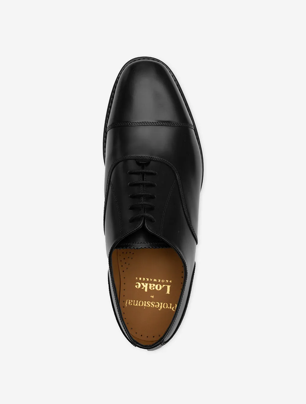 Oxford Toe Cap Rubber Sole Black