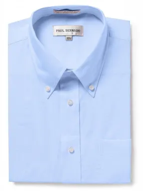 Paul Bernado Men's Short Sleeve Button-Down Oxford Shirt - Colors - CLEARANCE - FINAL SALE