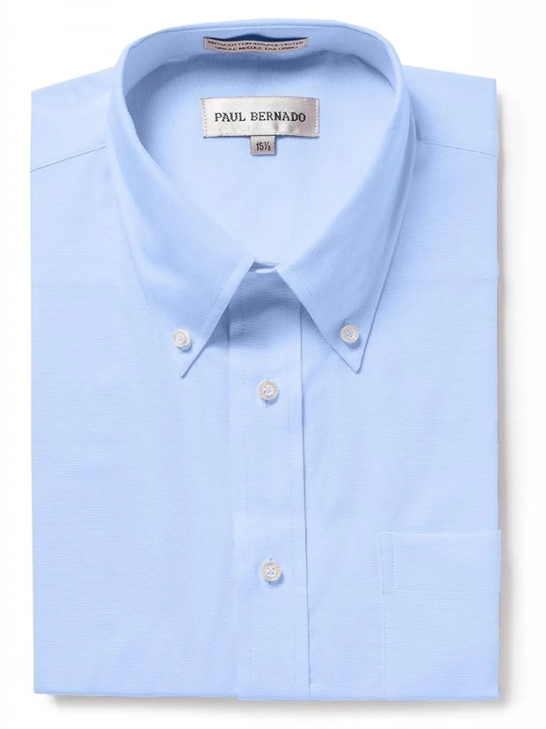 Paul Bernado Men's Short Sleeve Button-Down Oxford Shirt - Colors - CLEARANCE - FINAL SALE