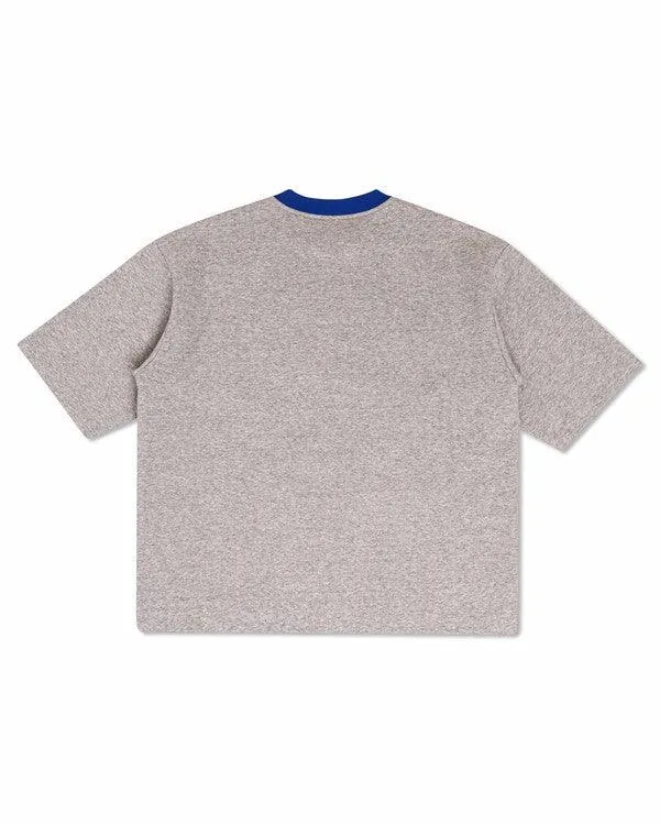 Pen & Brush Art Oversize Fleece Tee Heather Grey Shirt