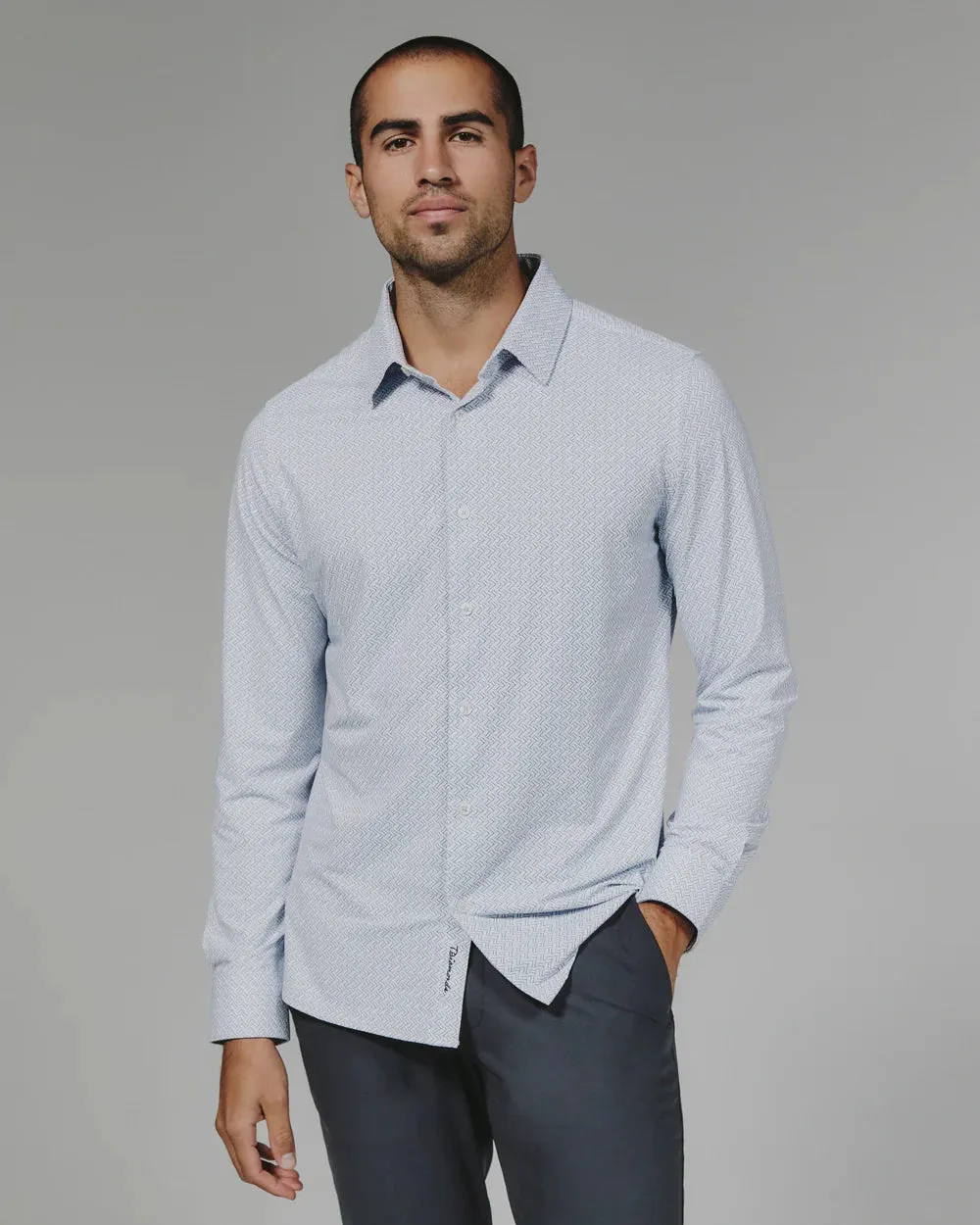 Pesaro Long Sleeve Shirt (7 Diamonds)