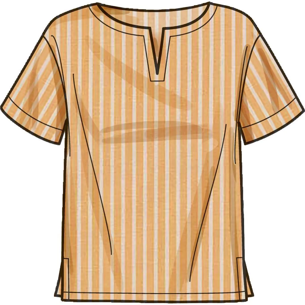 Simplicity Sewing Pattern S9274 Misses' Tops In Two Lengths