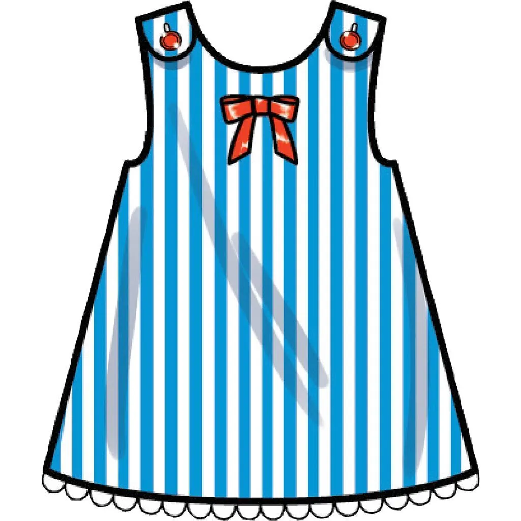 Simplicity Sewing Pattern S9318 Toddlers' Tent Tops, Dresses, and Shorts