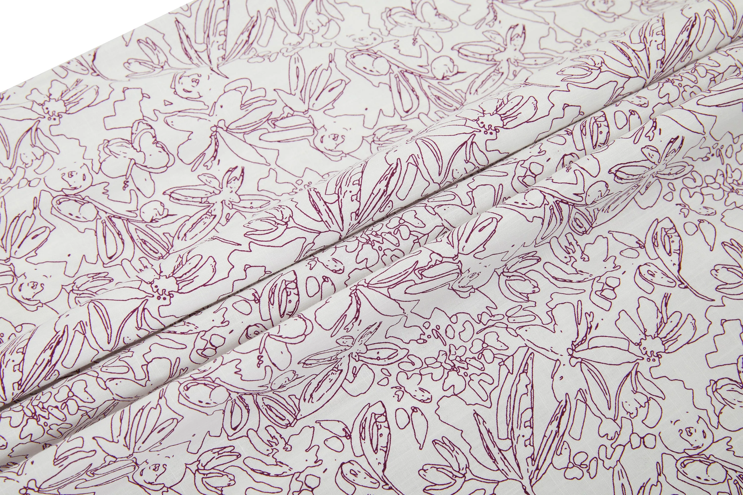 Slub Wrinkle Free Printed Casual Shirt