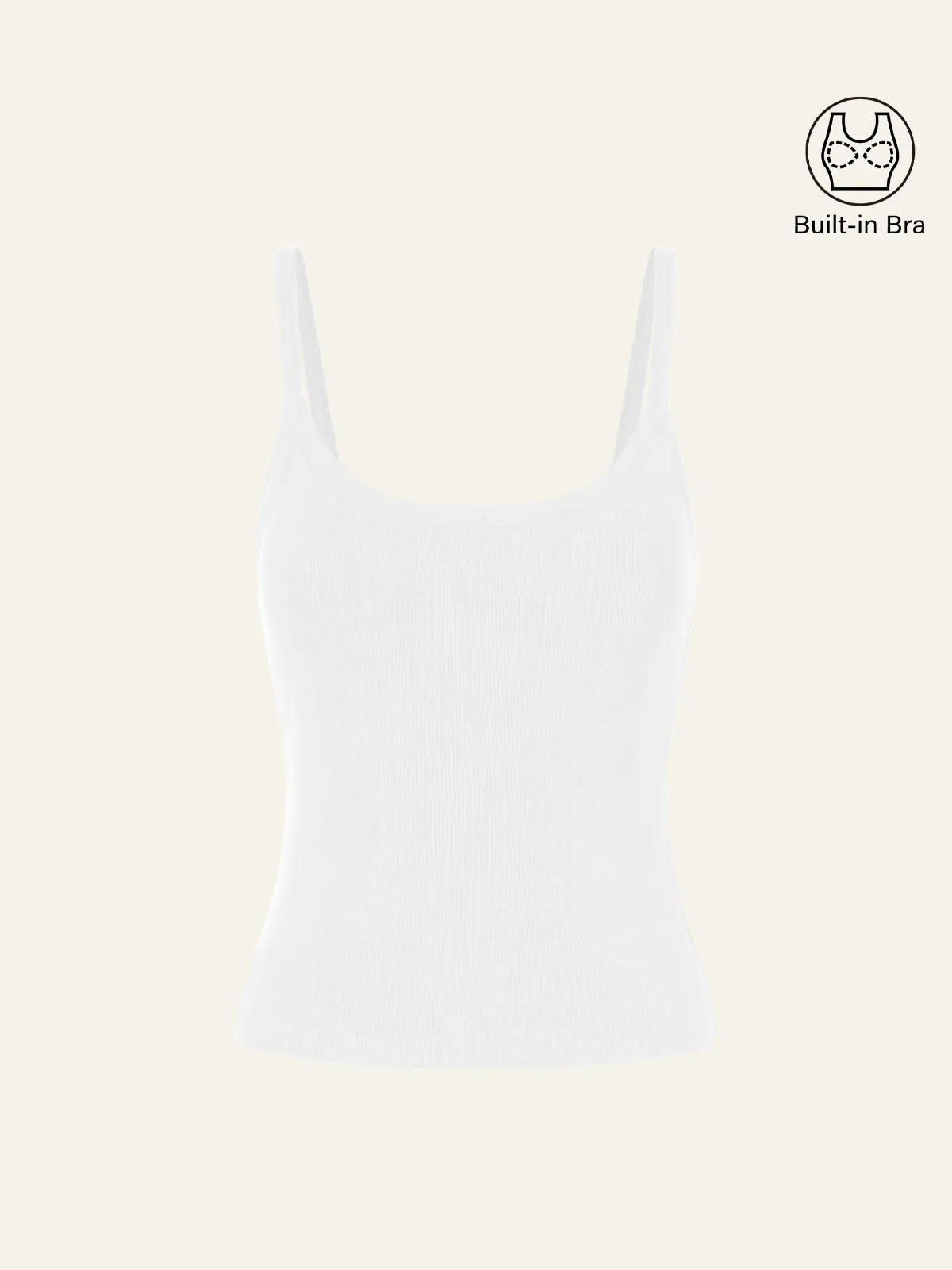 Soft Brushed Rib Brami Top