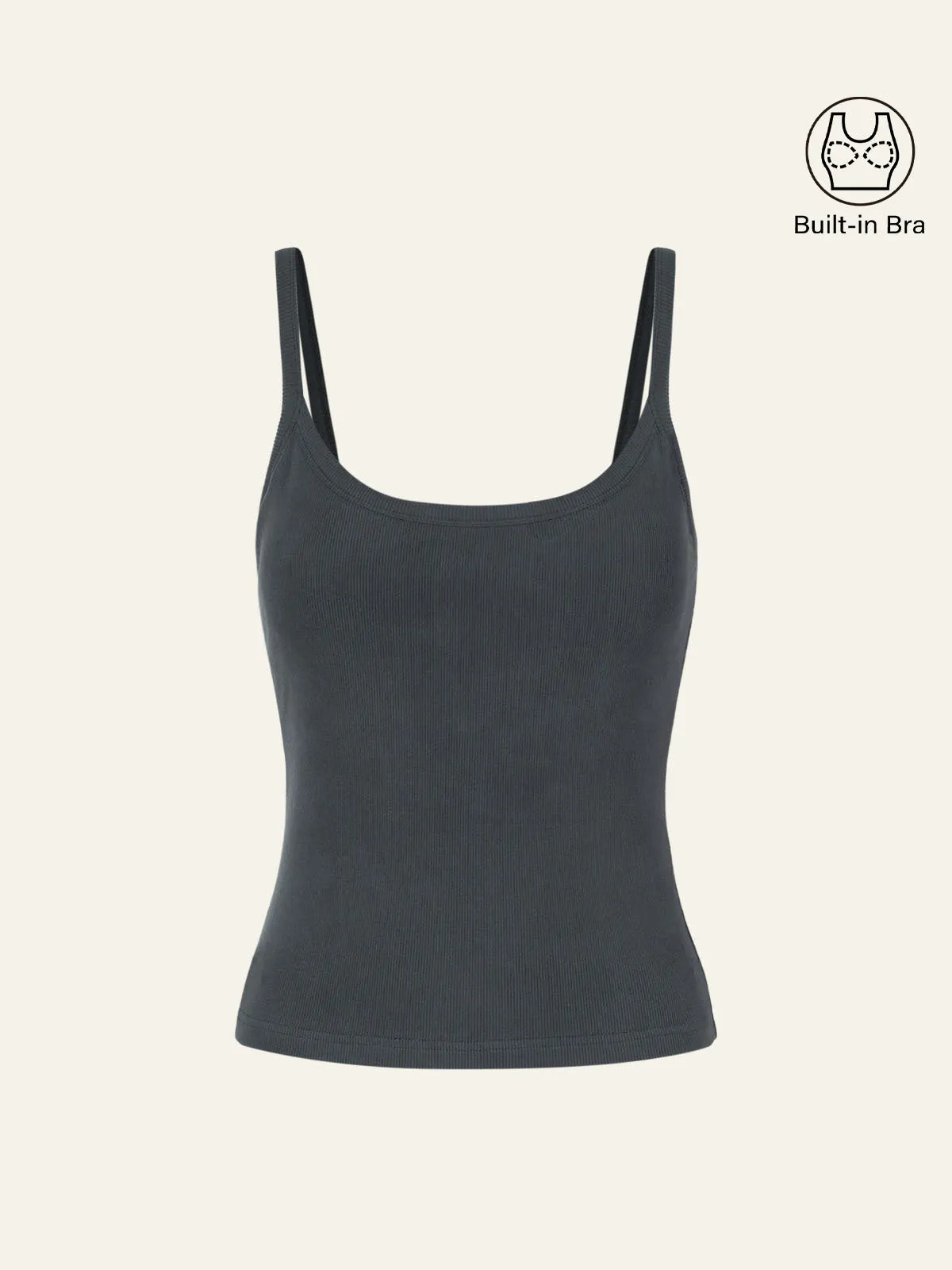 Soft Brushed Rib Brami Top
