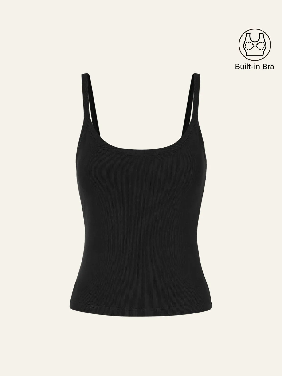 Soft Brushed Rib Brami Top
