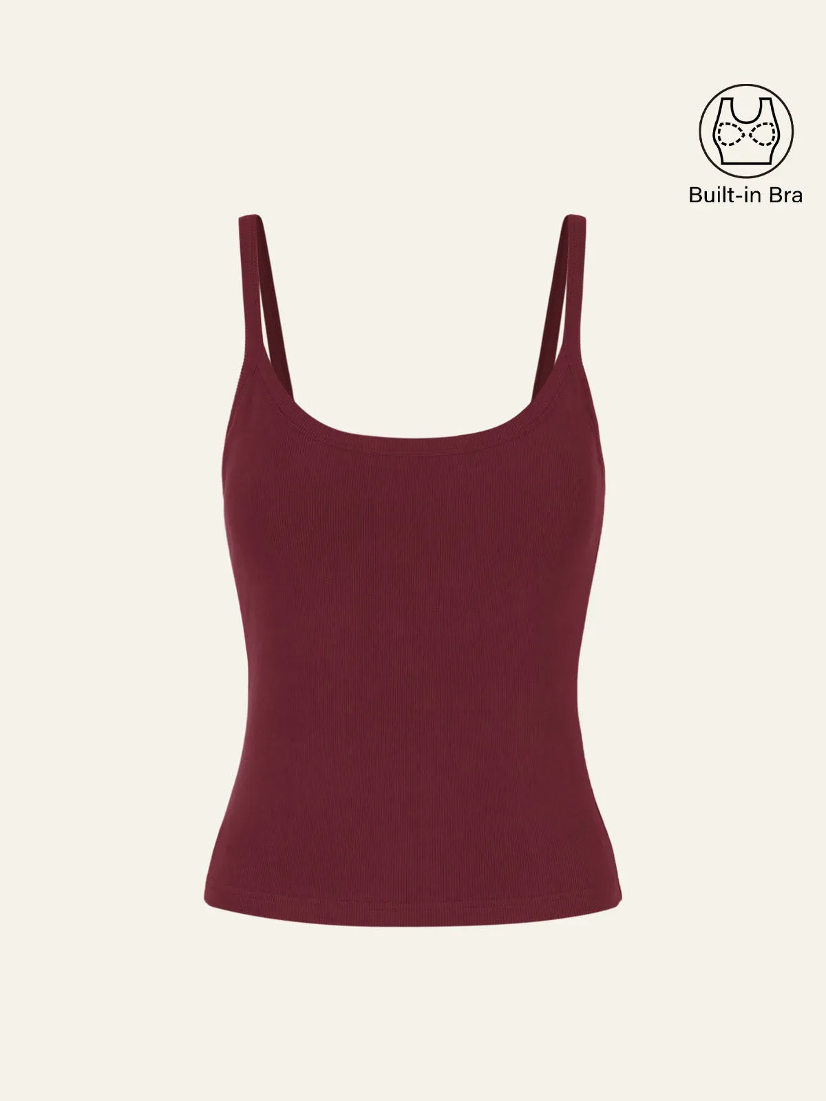 Soft Brushed Rib Brami Top