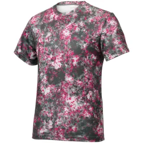 Sport-Tek Youth Pink Raspberry Mineral Freeze Tee