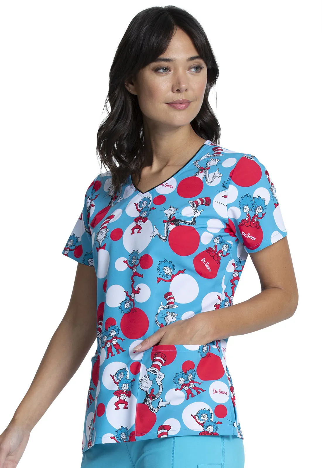 Spotting in Trouble V-Neck Top