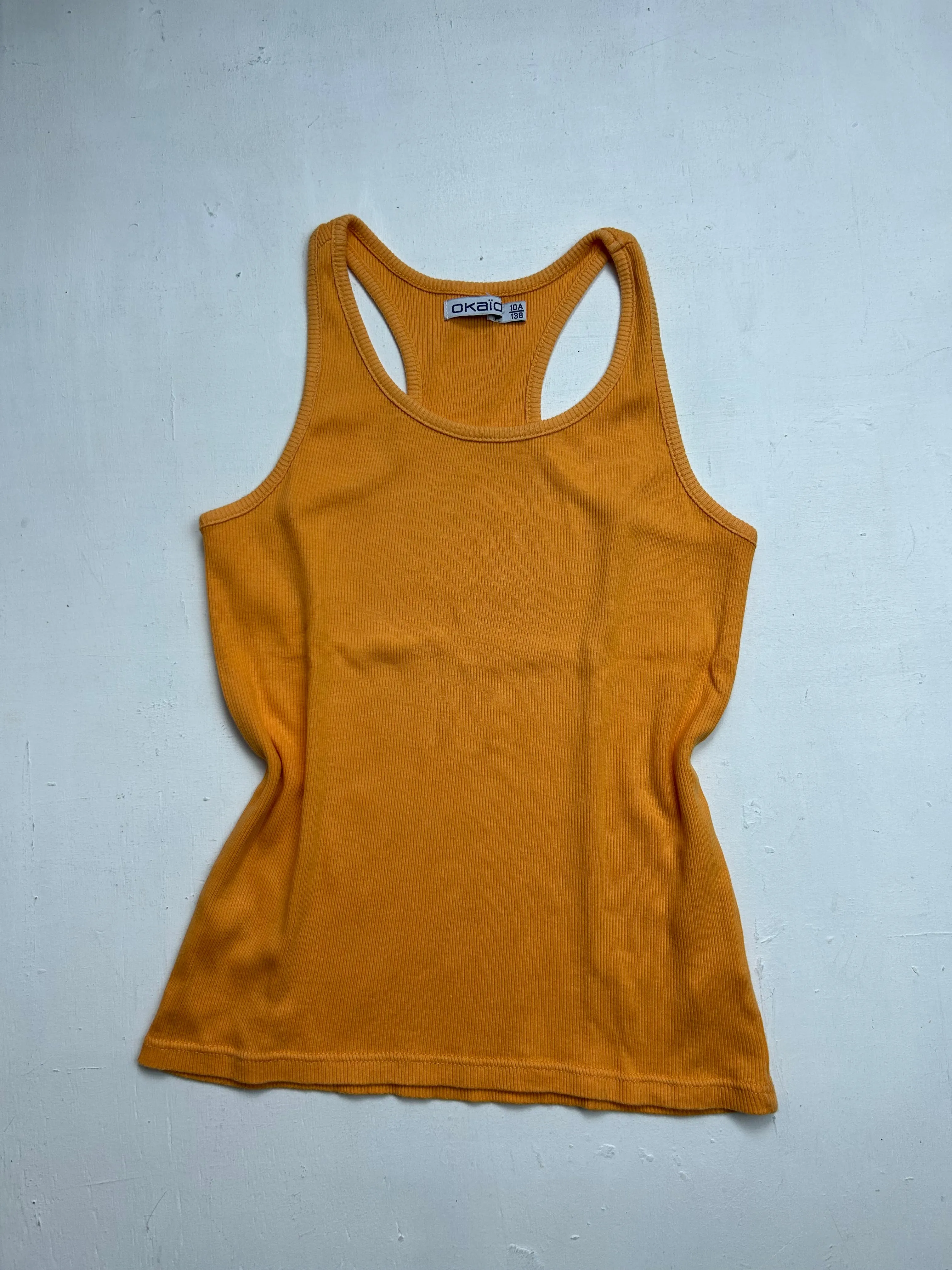 Stretchy ribbed tank top (XS)