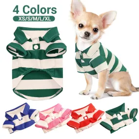 Summer Dog Shirt | Casual Pet Clothing for Small to Large Dogs & Cats | T-Shirt Costumes for Chihuahua, Pug, Yorkshire