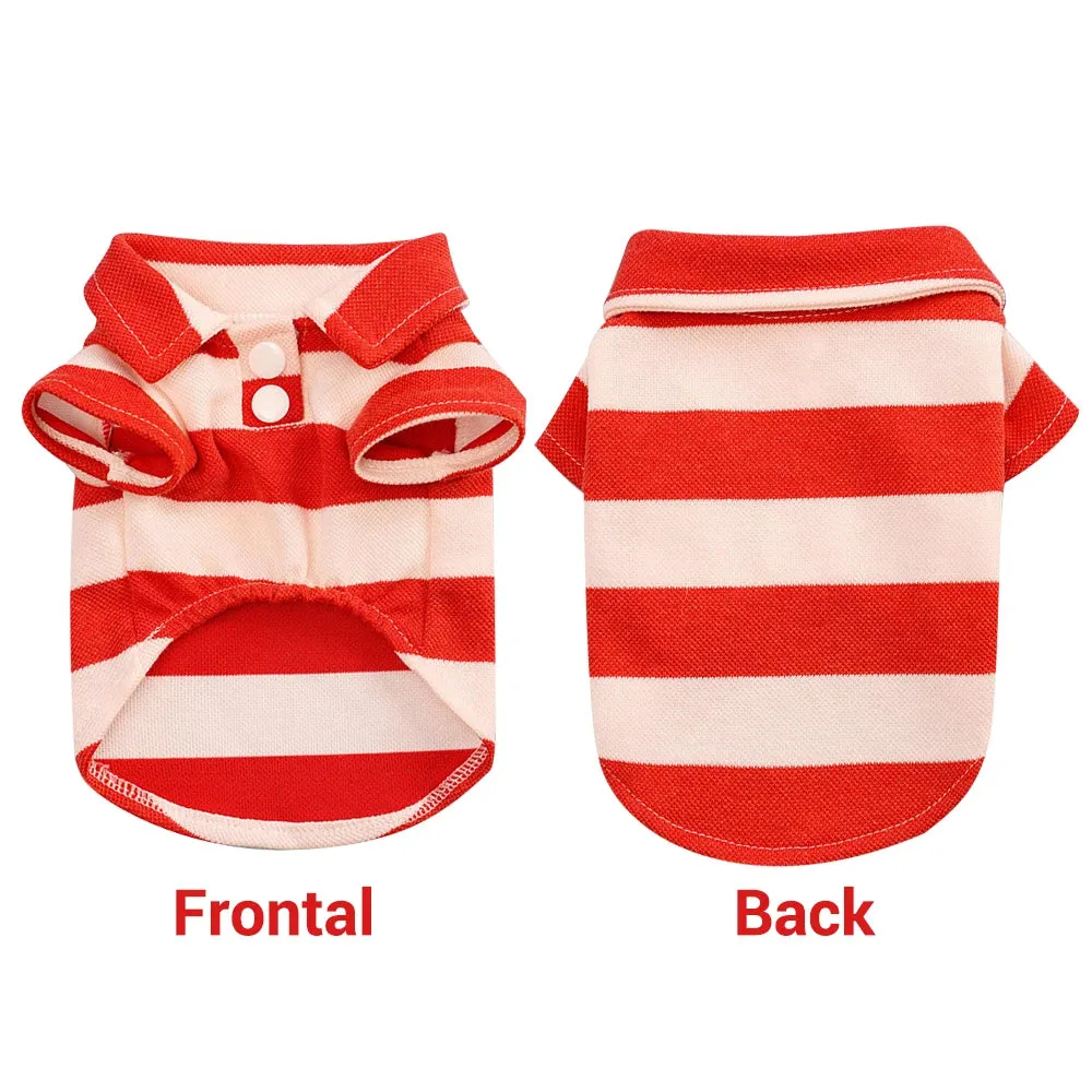 Summer Dog Shirt | Casual Pet Clothing for Small to Large Dogs & Cats | T-Shirt Costumes for Chihuahua, Pug, Yorkshire