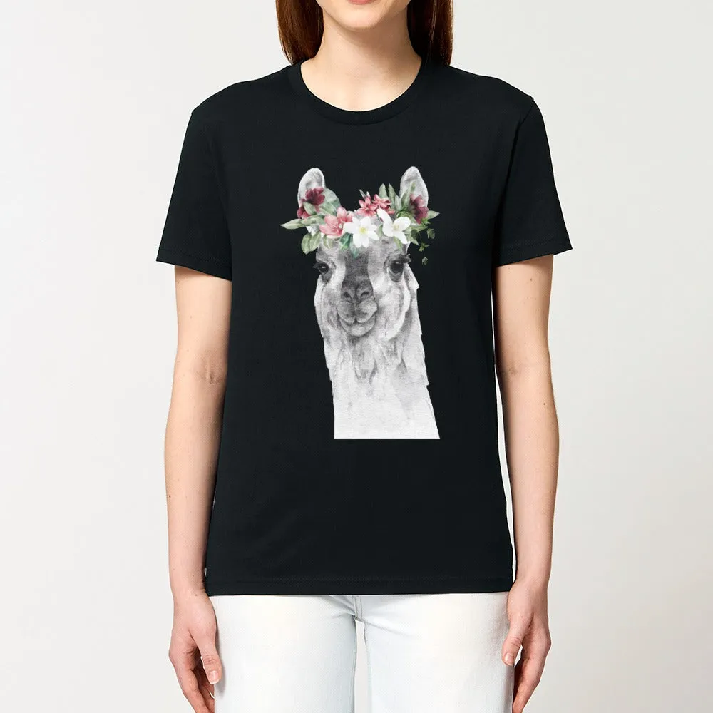 T-Shirt - Floral Lama