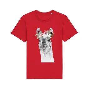T-Shirt - Floral Lama