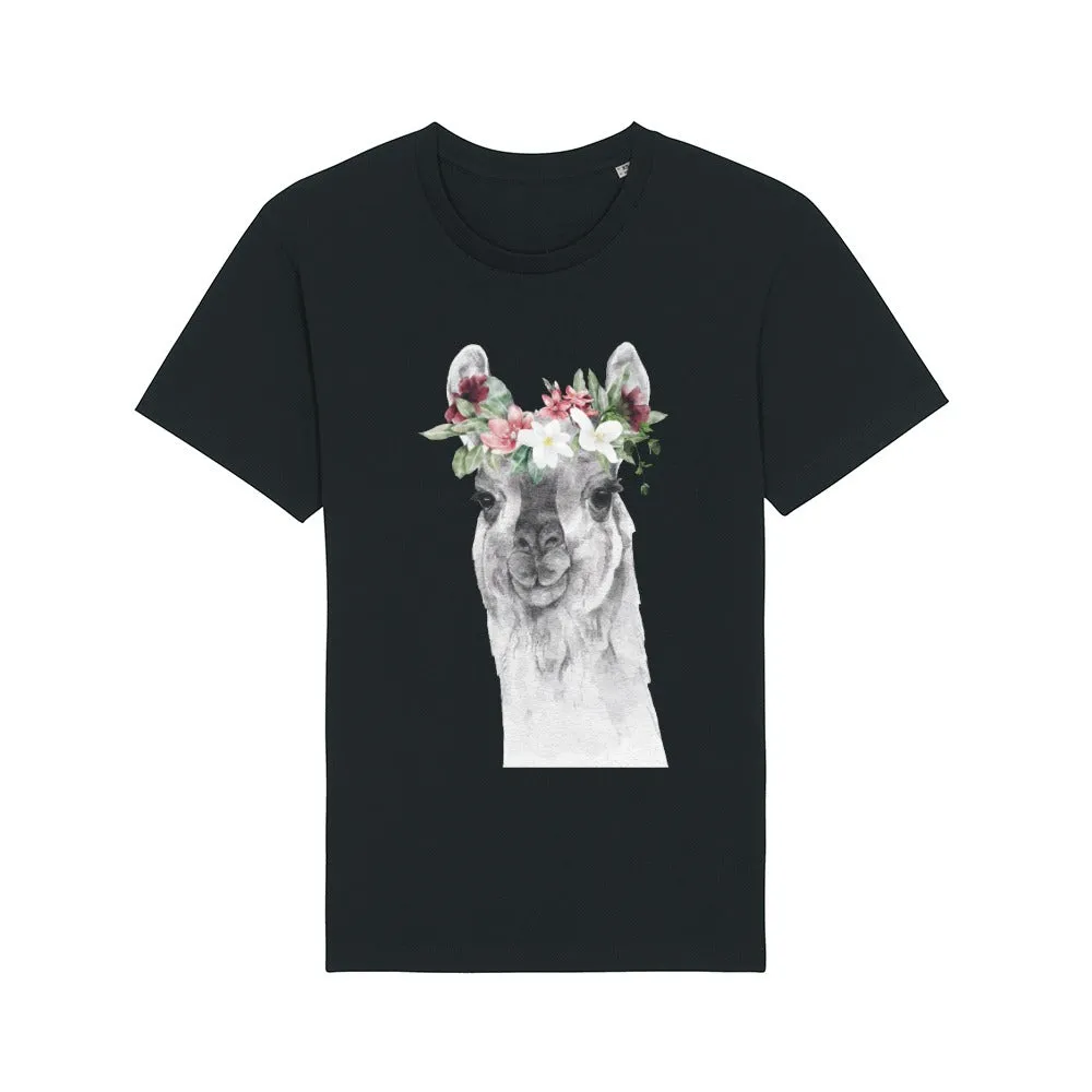 T-Shirt - Floral Lama