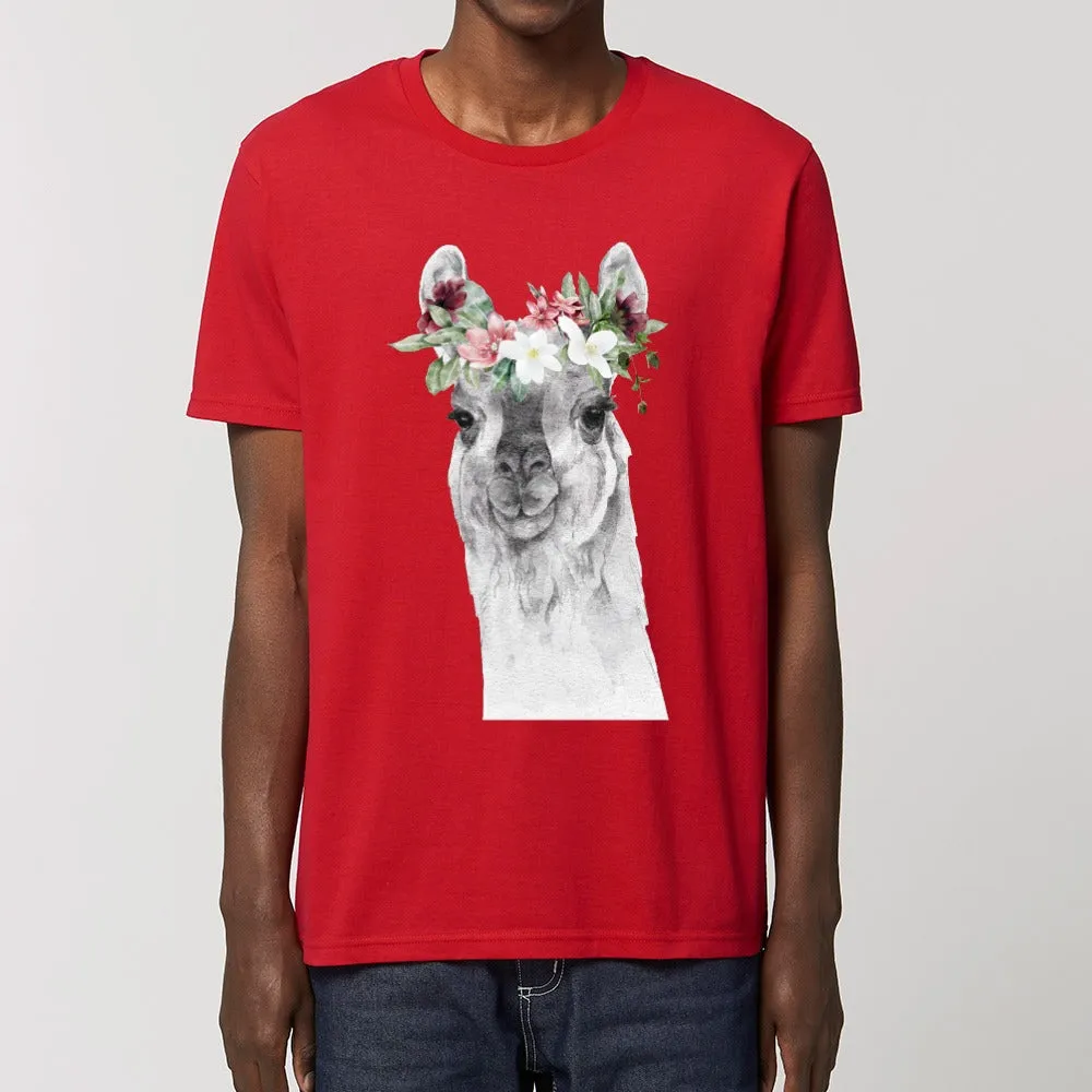 T-Shirt - Floral Lama