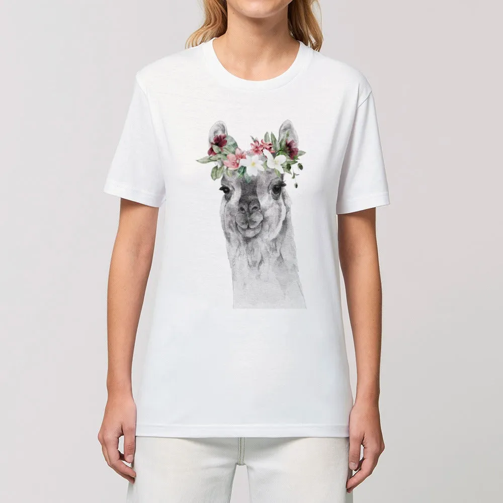 T-Shirt - Floral Lama