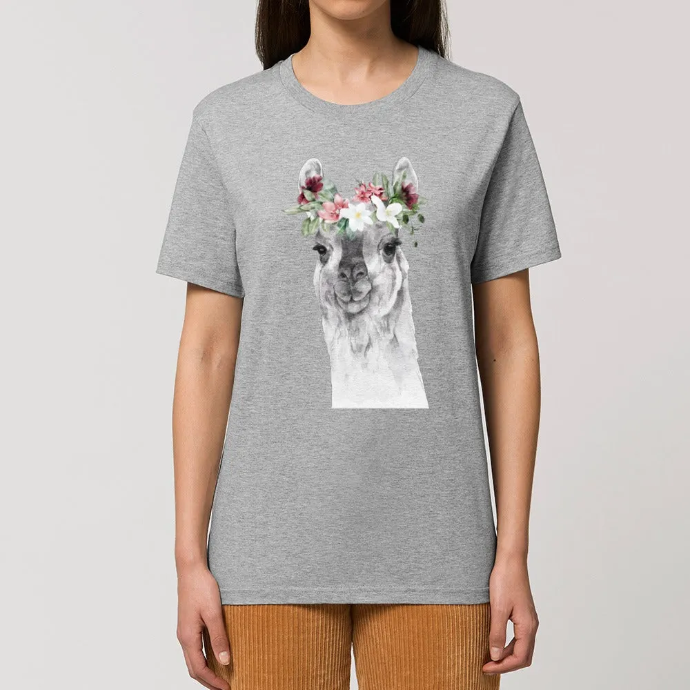 T-Shirt - Floral Lama