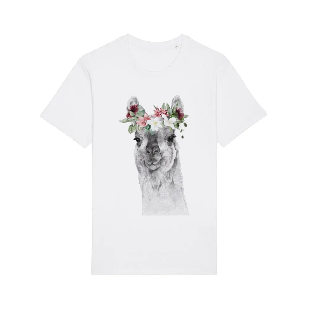 T-Shirt - Floral Lama