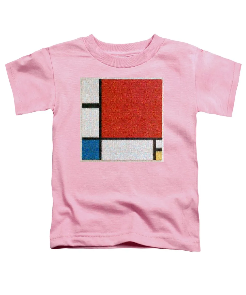 Tribute to Mondrian - Toddler T-Shirt