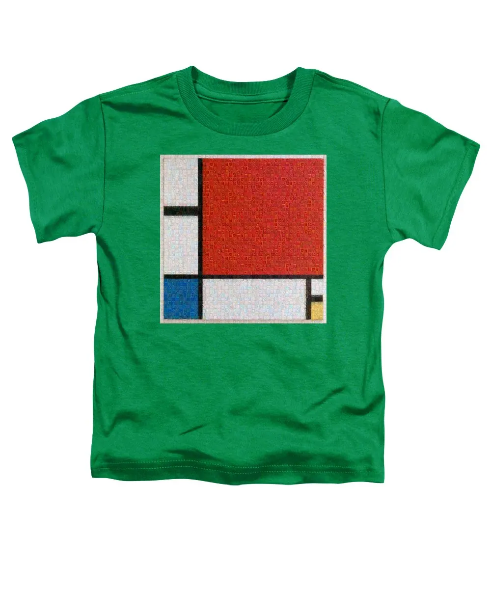 Tribute to Mondrian - Toddler T-Shirt
