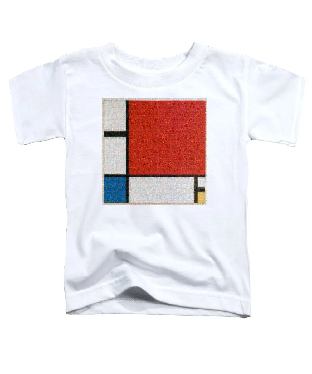 Tribute to Mondrian - Toddler T-Shirt