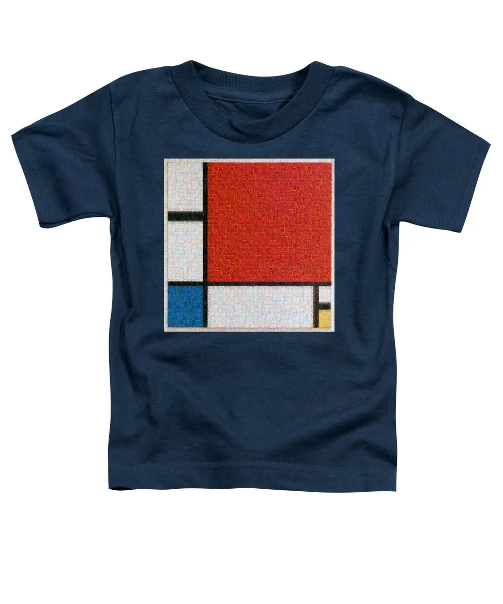 Tribute to Mondrian - Toddler T-Shirt
