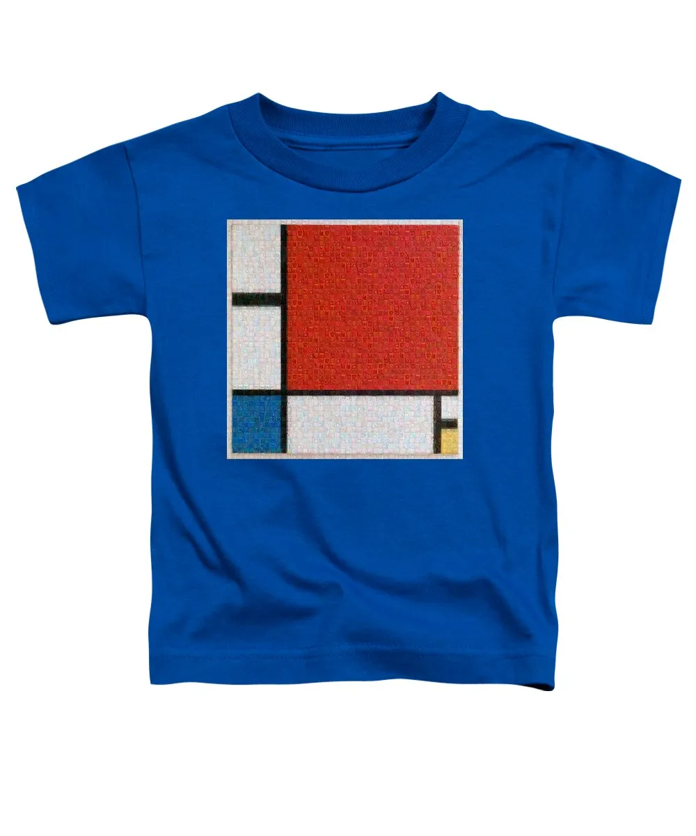 Tribute to Mondrian - Toddler T-Shirt