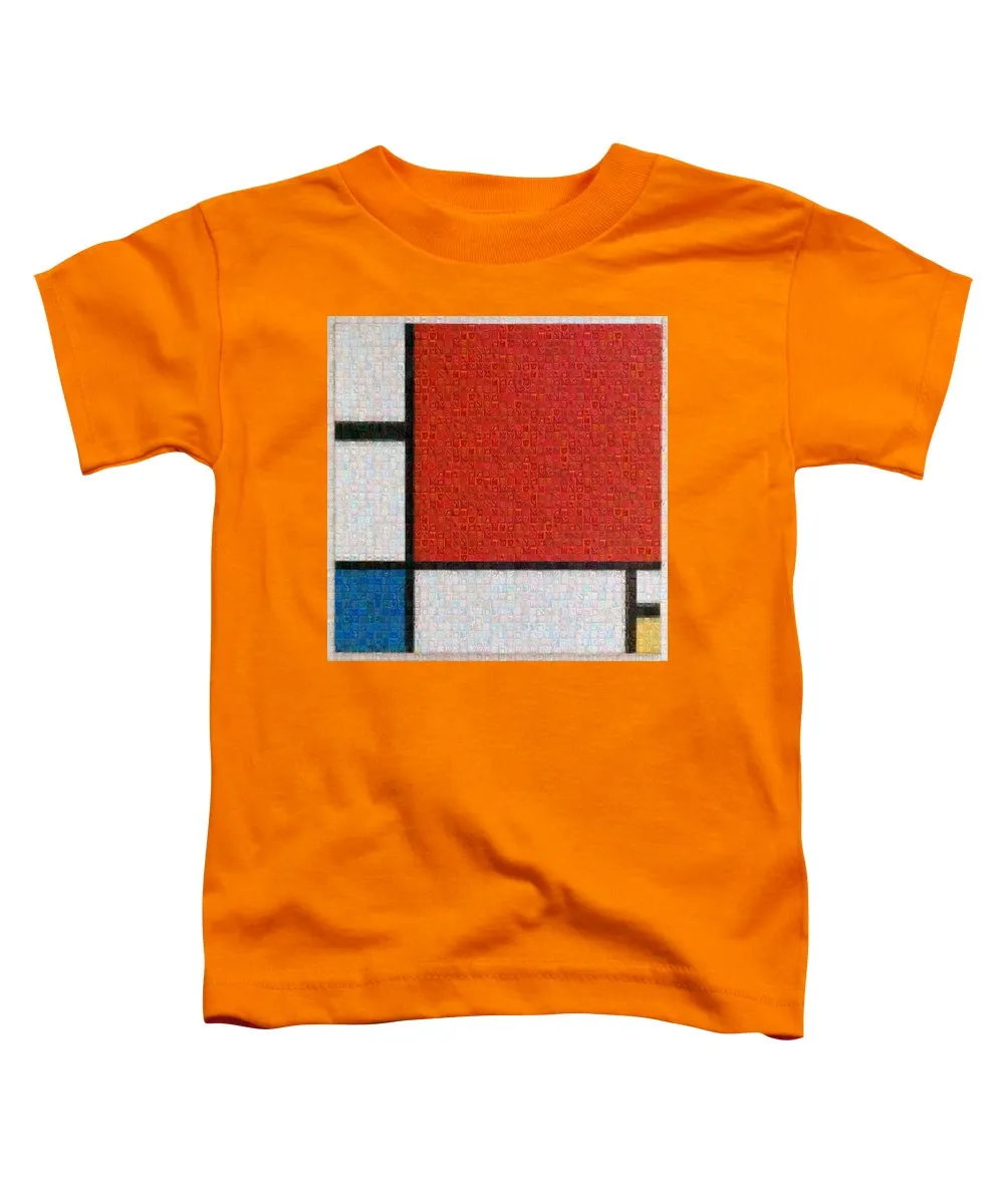 Tribute to Mondrian - Toddler T-Shirt
