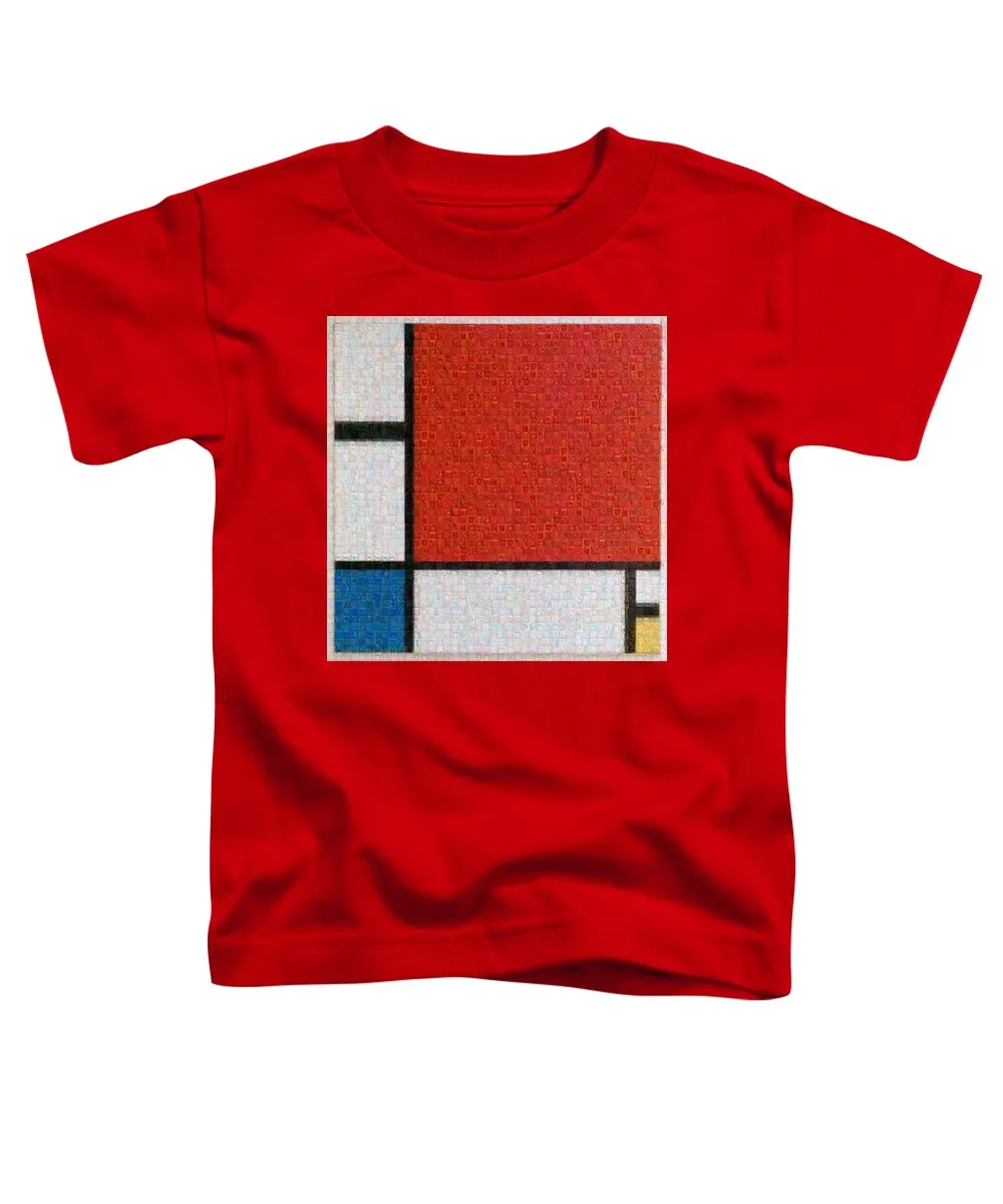 Tribute to Mondrian - Toddler T-Shirt