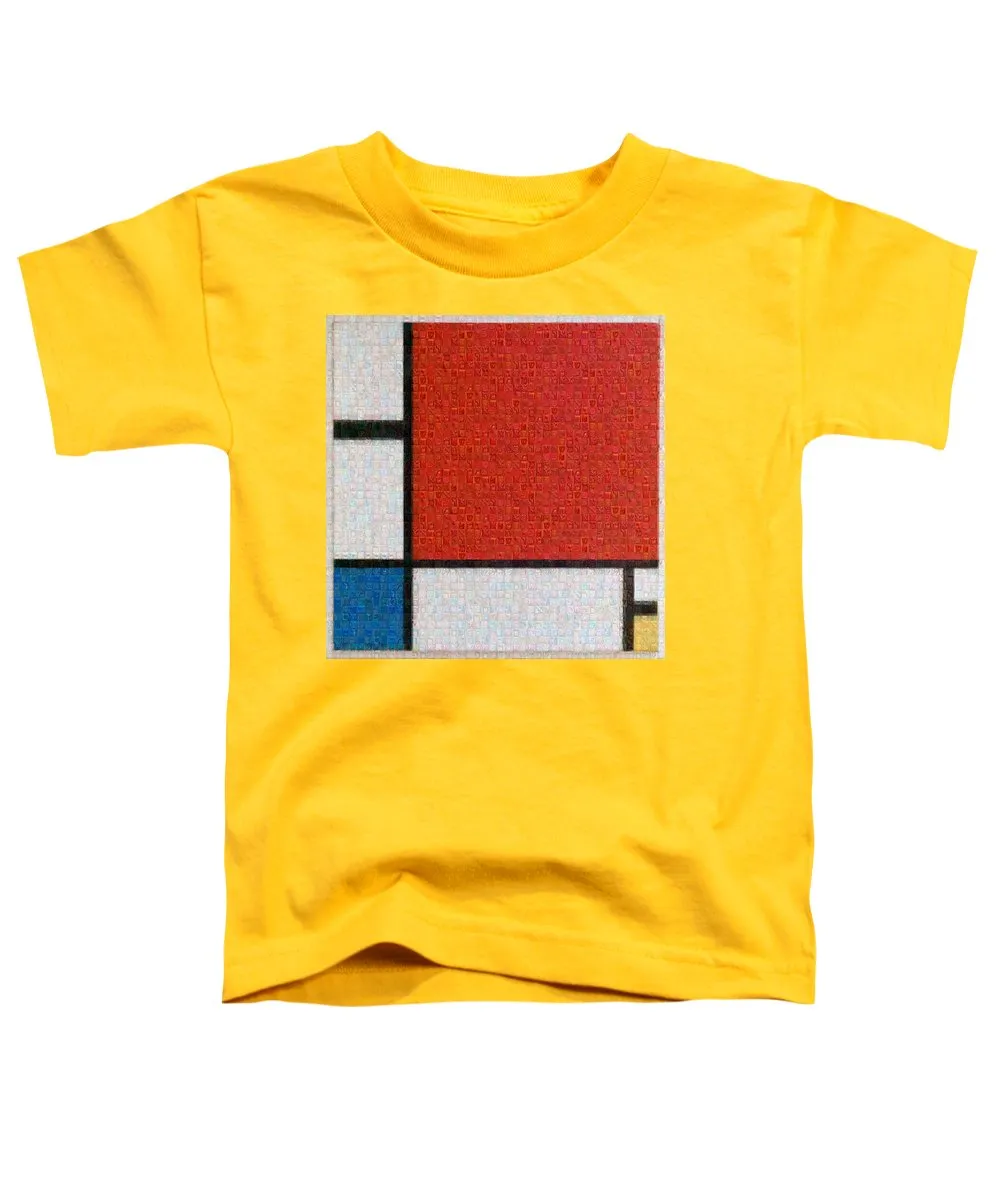 Tribute to Mondrian - Toddler T-Shirt