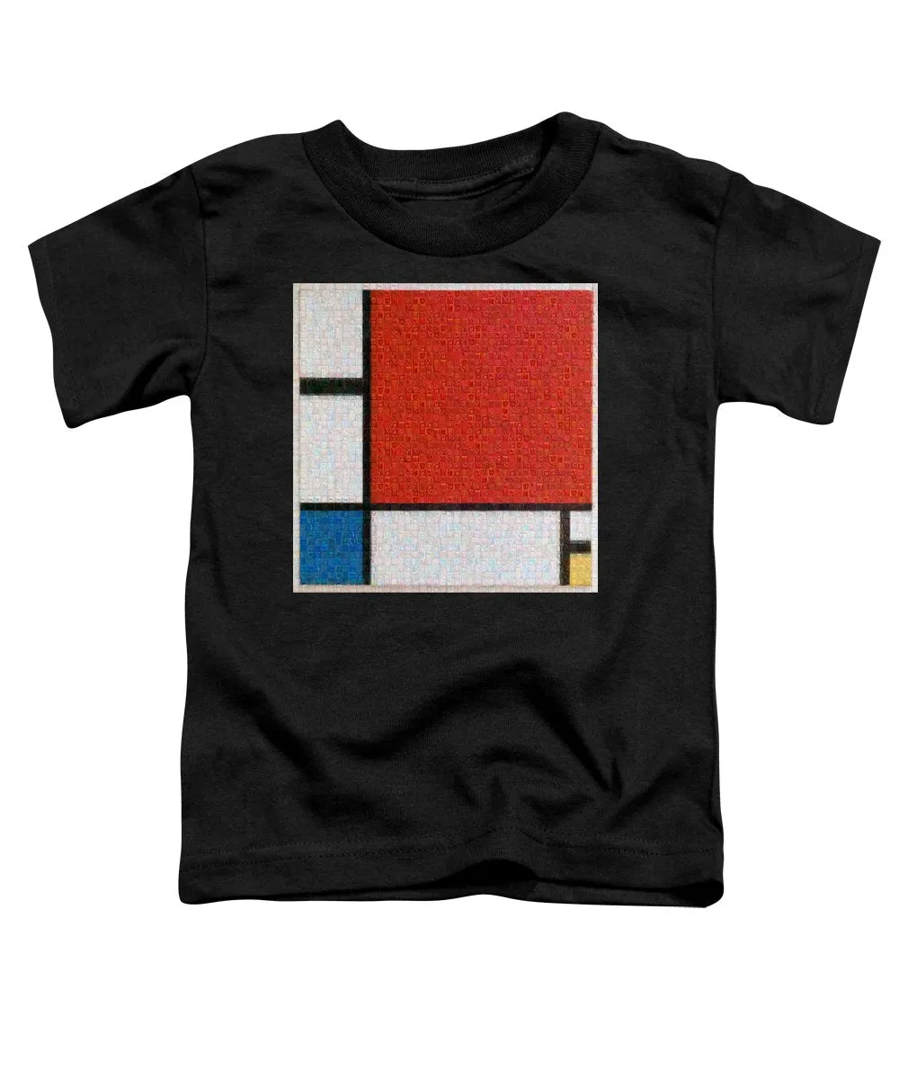 Tribute to Mondrian - Toddler T-Shirt