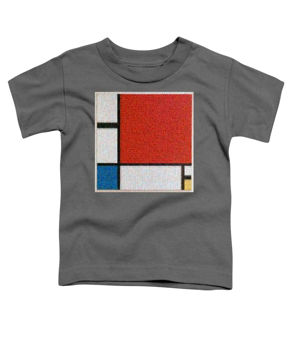 Tribute to Mondrian - Toddler T-Shirt
