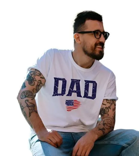 USA DAD Graphic Mens Tee
