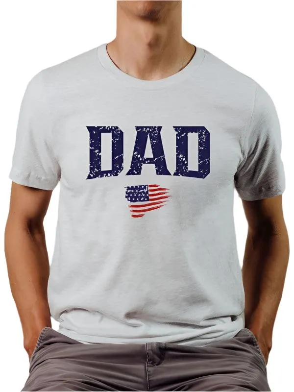 USA DAD Graphic Mens Tee