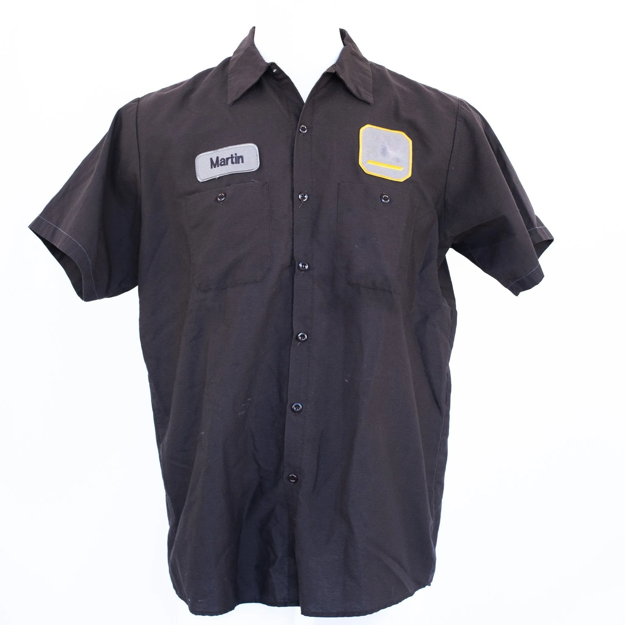Used B-Grade Standard Solid Color Work Shirt Short Sleeve - Mixed Colors