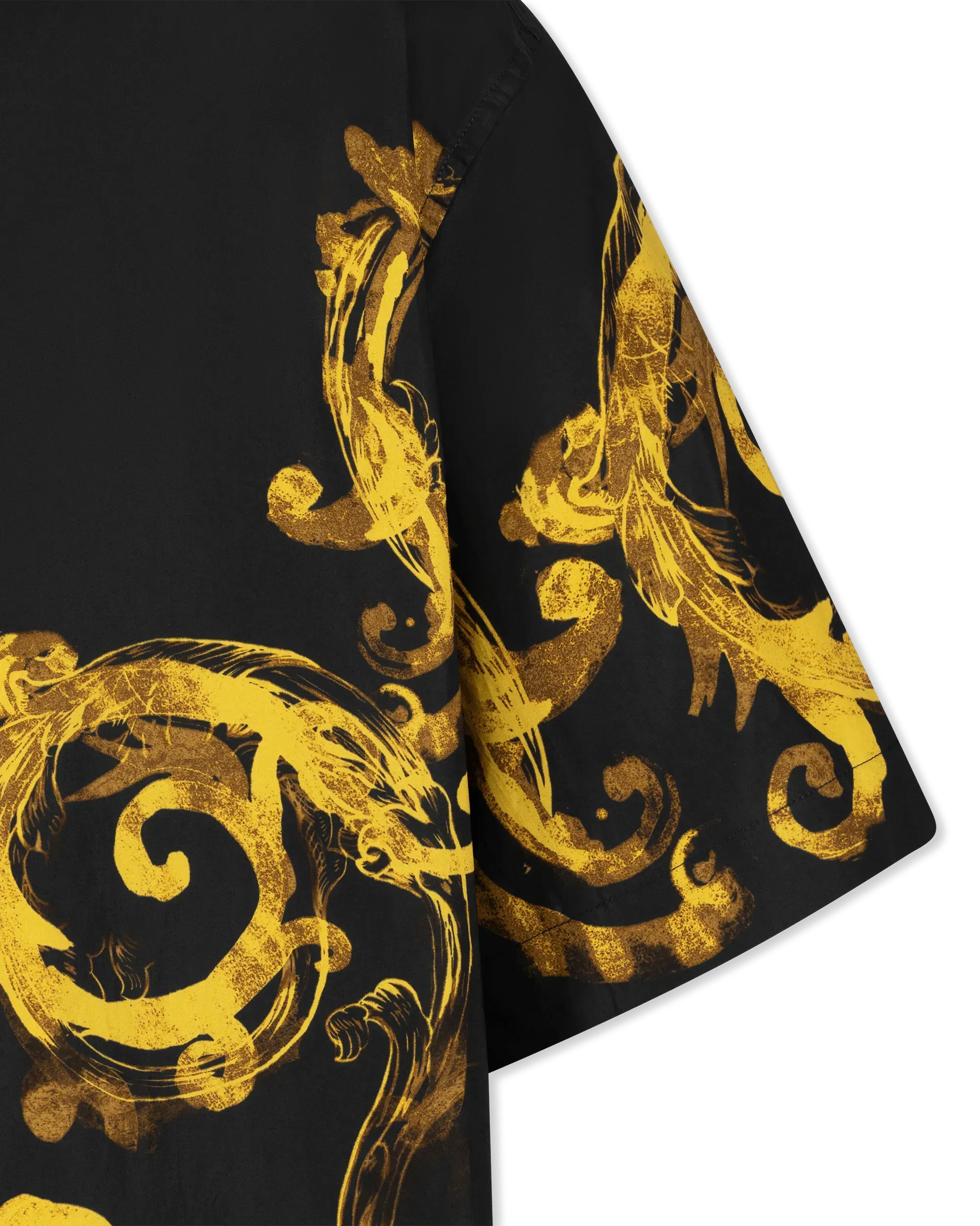 Watercolor Baroque Couture Short Sleeve Shirt