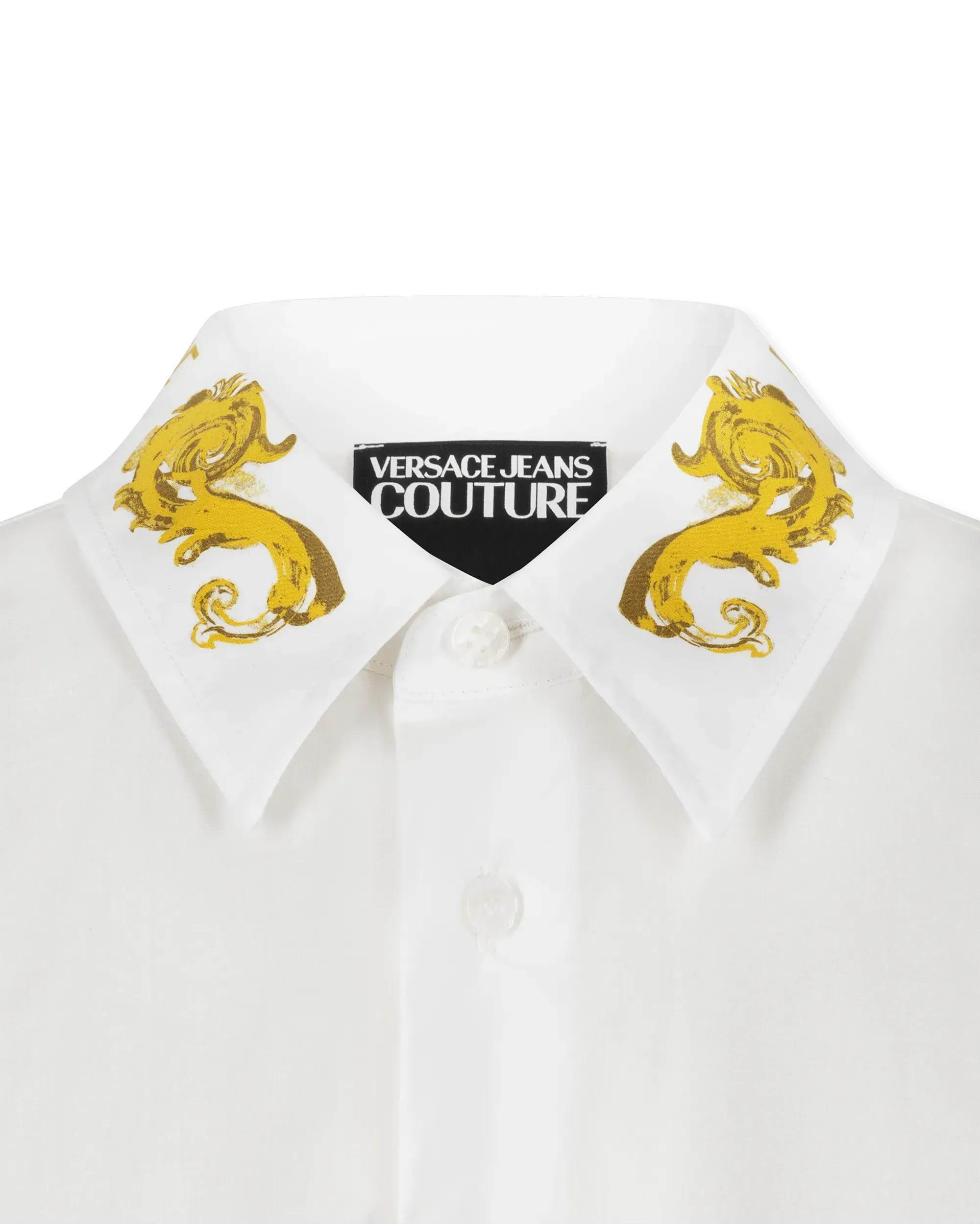 Watercolor Baroque Couture Short Sleeve Shirt