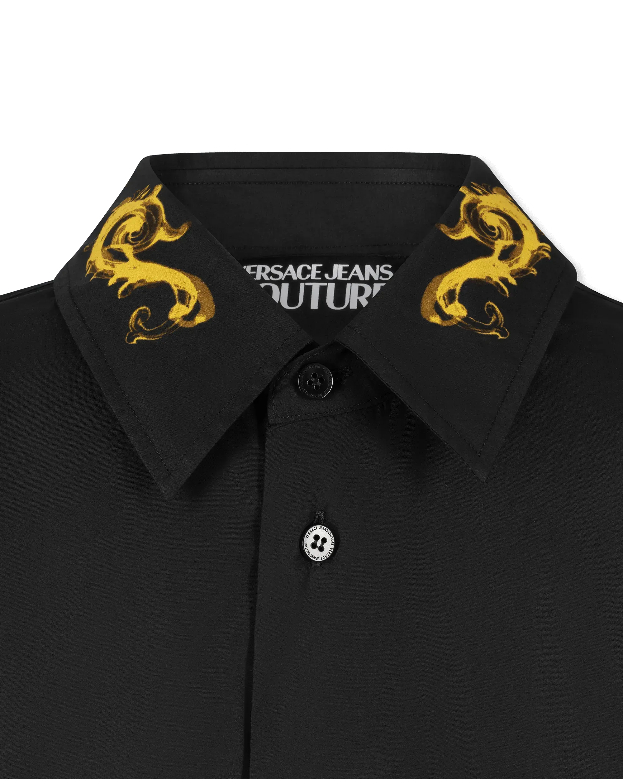 Watercolor Baroque Couture Short Sleeve Shirt