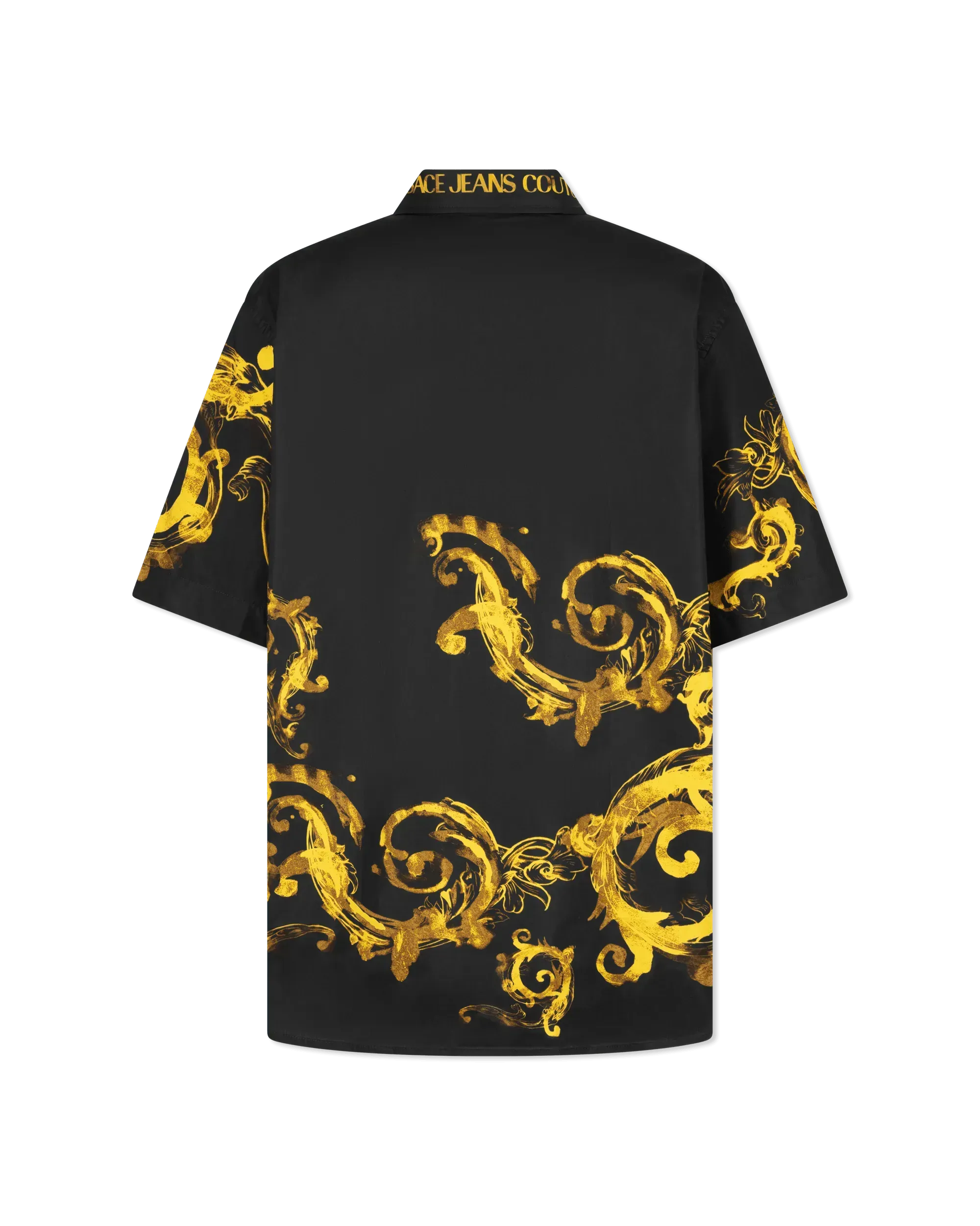Watercolor Baroque Couture Short Sleeve Shirt