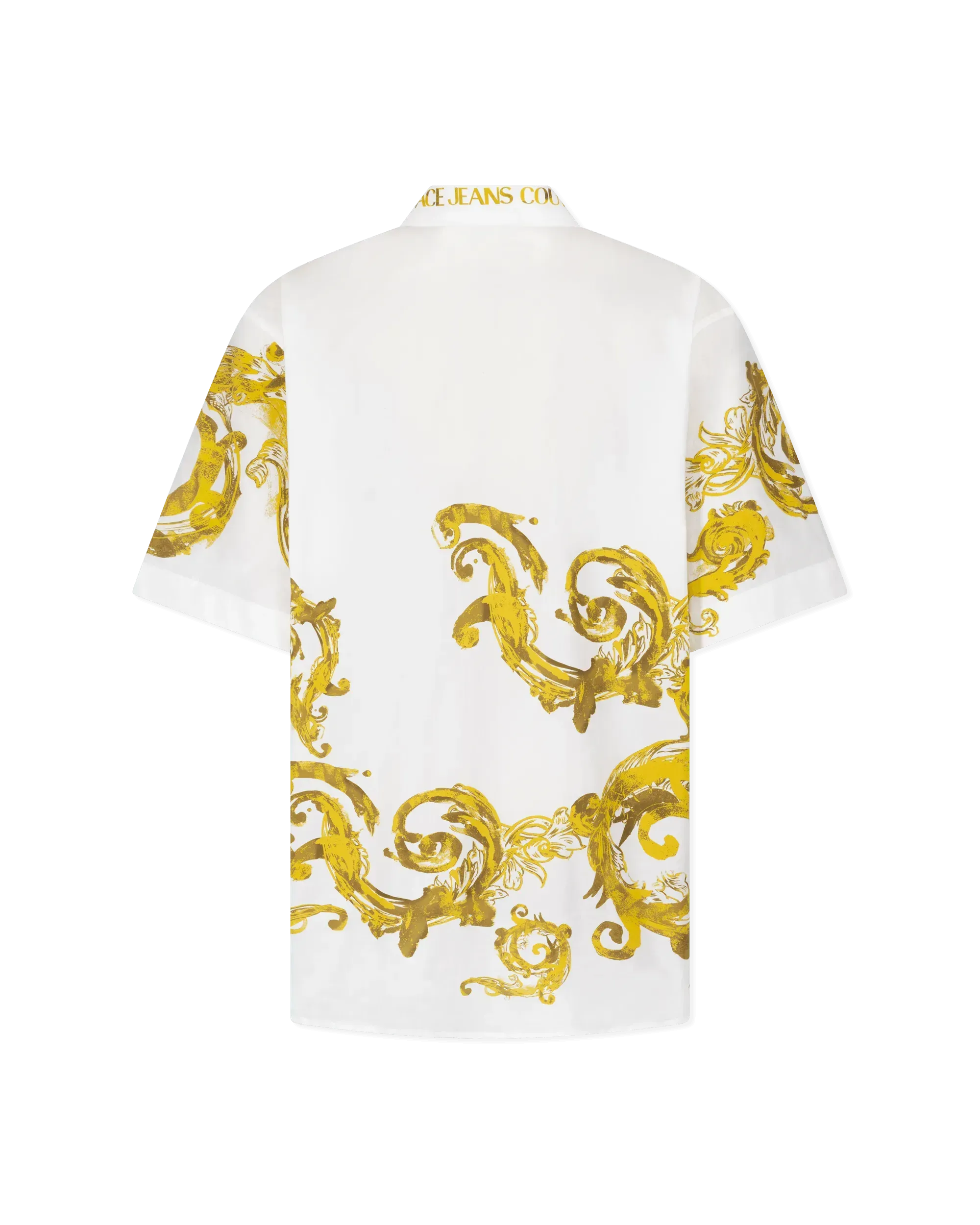Watercolor Baroque Couture Short Sleeve Shirt
