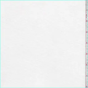 White Brushed Jersey Knit Fabric