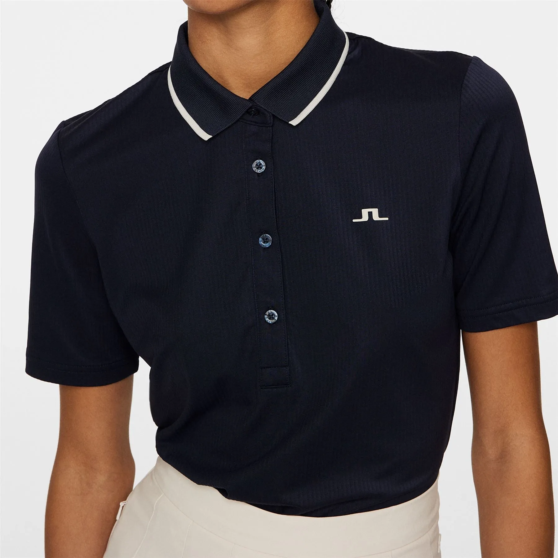 Womens Mindy Cooling Structured Polo JL Navy - AW24