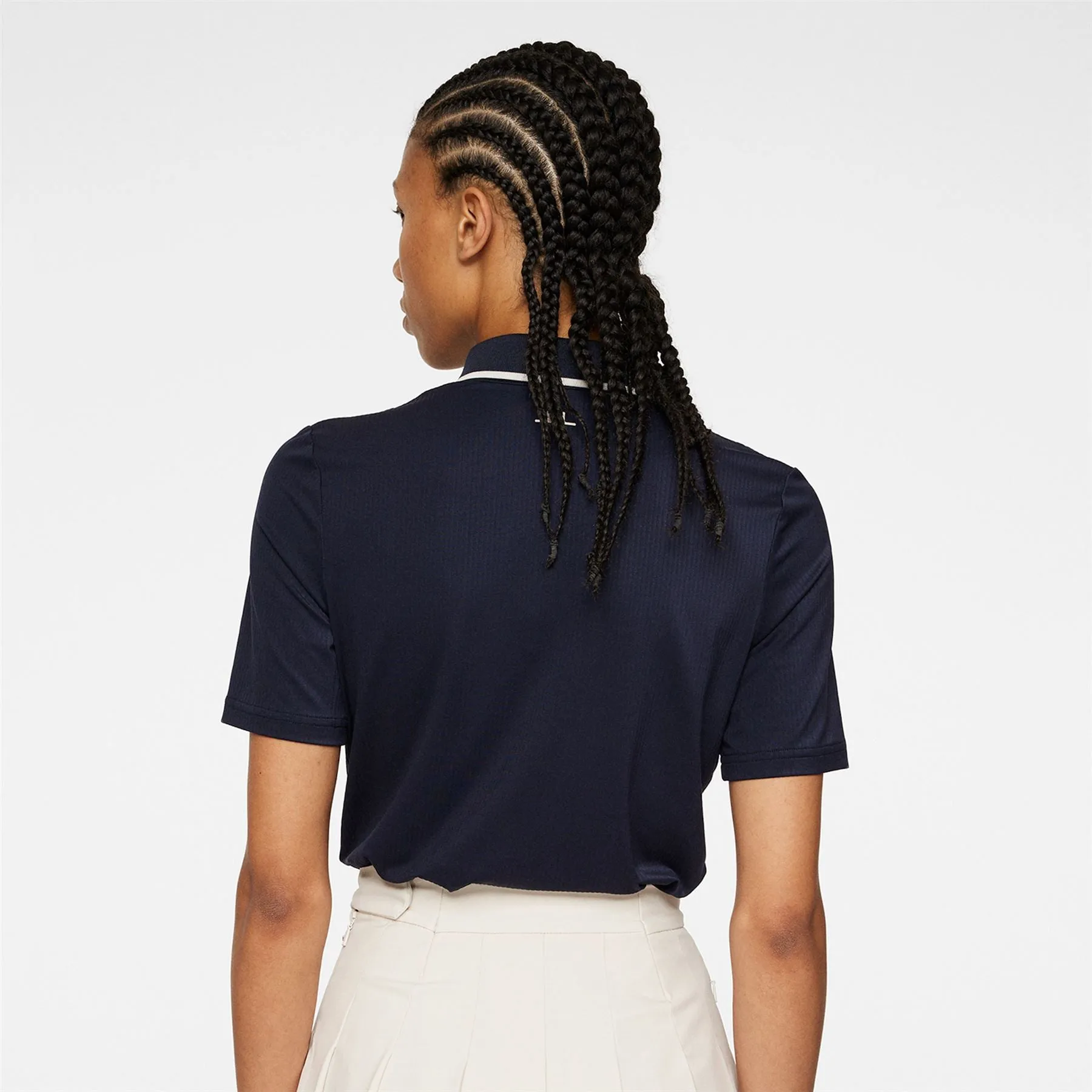 Womens Mindy Cooling Structured Polo JL Navy - AW24